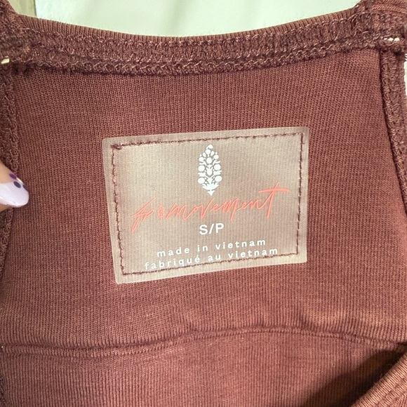 Free People Hot Shot Onesie (Burgundy) - Picture 5 of 8